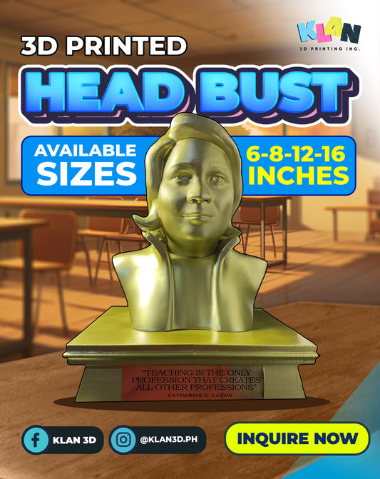 12 Inches Headbust